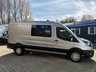 USED 2024 73 FORD TRANSIT 2.0 350 EcoBlue Trend Crew Van Double Cab 5dr Diesel Manual L3 H2 Euro 6 (s/s) (130 ps) 6 Seats, Air Con, Cruise/c