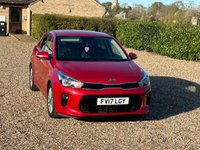 USED 2017 17 KIA RIO 1.4 CRDi 3 Hatchback 5dr Diesel Manual Euro 6 (s/s) (89 bhp) 115878 miles