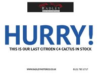 USED 2016 65 CITROEN C4 CACTUS 1.6 BlueHDi Flair Hatchback 5dr Diesel Manual Euro 6 (100 ps) 6 MONTHS RAC WARRANTY 2 KEYS