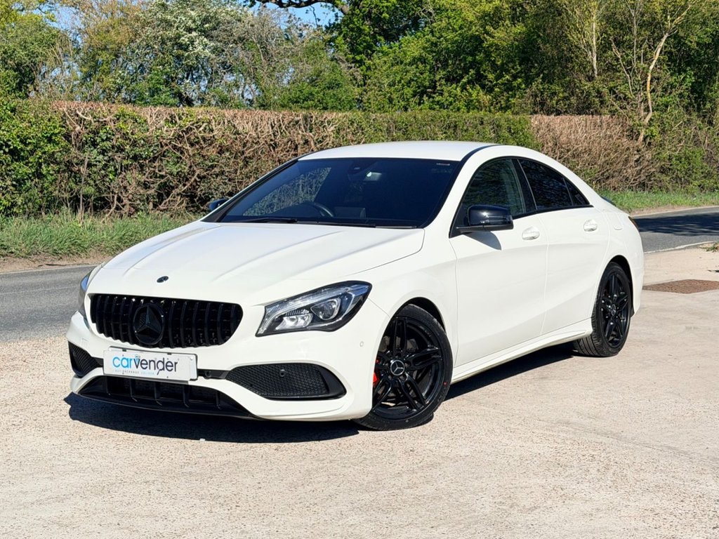 USED 2017 67 MERCEDES-BENZ CLA 1.6 CLA180 AMG Line Coupe 4dr Petrol 7G-DCT Euro 6 (s/s) (122 ps) |R.F Sensor|Camera|NaV|Cruise Control|Half Leath Seats|