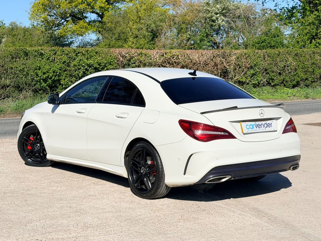 USED 2017 67 MERCEDES-BENZ CLA 1.6 CLA180 AMG Line Coupe 4dr Petrol 7G-DCT Euro 6 (s/s) (122 ps) |R.F Sensor|Camera|NaV|Cruise Control|Half Leath Seats|