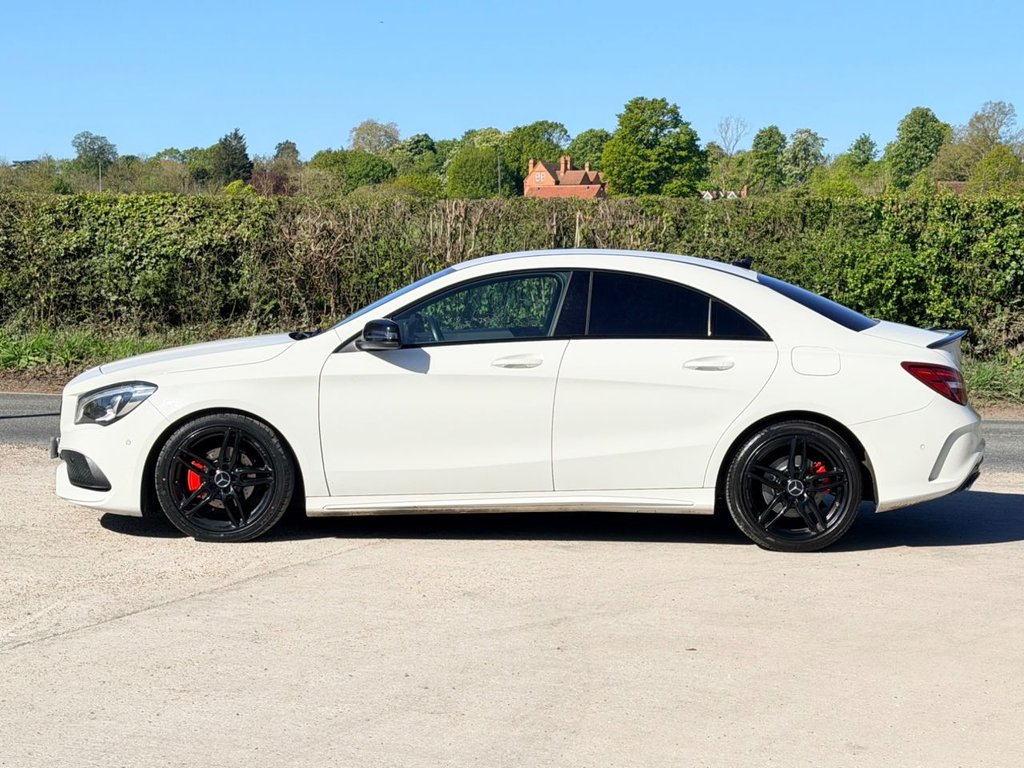 USED 2017 67 MERCEDES-BENZ CLA 1.6 CLA180 AMG Line Coupe 4dr Petrol 7G-DCT Euro 6 (s/s) (122 ps) |R.F Sensor|Camera|NaV|Cruise Control|Half Leath Seats|