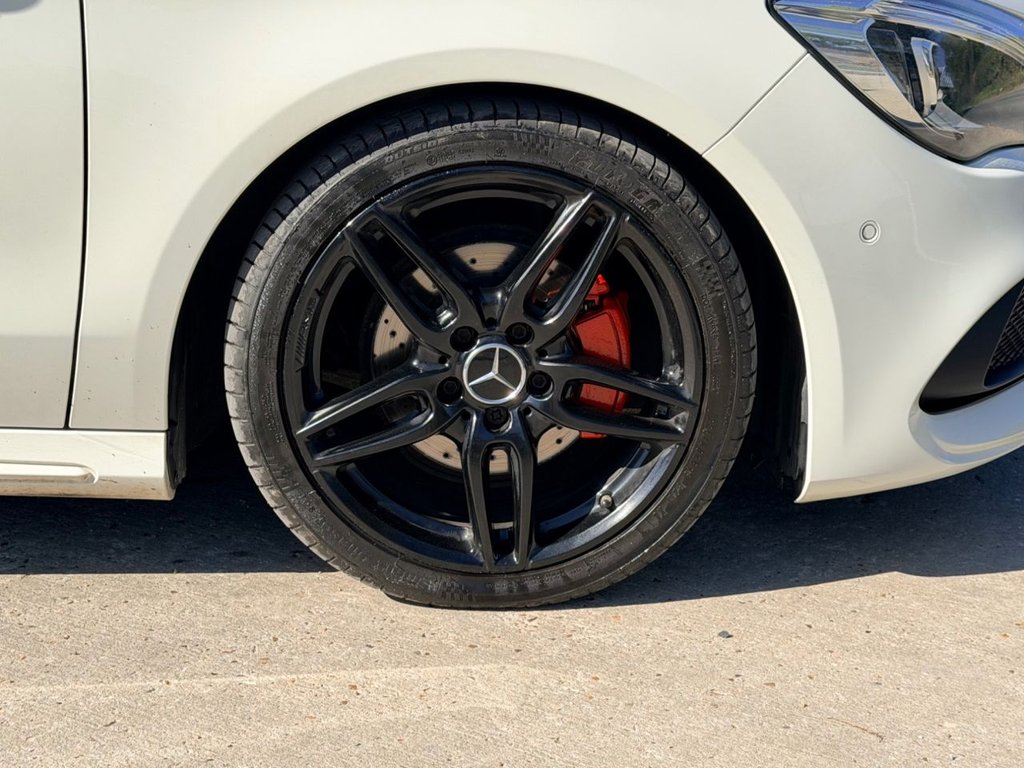 USED 2017 67 MERCEDES-BENZ CLA 1.6 CLA180 AMG Line Coupe 4dr Petrol 7G-DCT Euro 6 (s/s) (122 ps) |R.F Sensor|Camera|NaV|Cruise Control|Half Leath Seats|