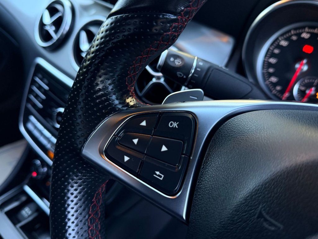 USED 2017 67 MERCEDES-BENZ CLA 1.6 CLA180 AMG Line Coupe 4dr Petrol 7G-DCT Euro 6 (s/s) (122 ps) |R.F Sensor|Camera|NaV|Cruise Control|Half Leath Seats|