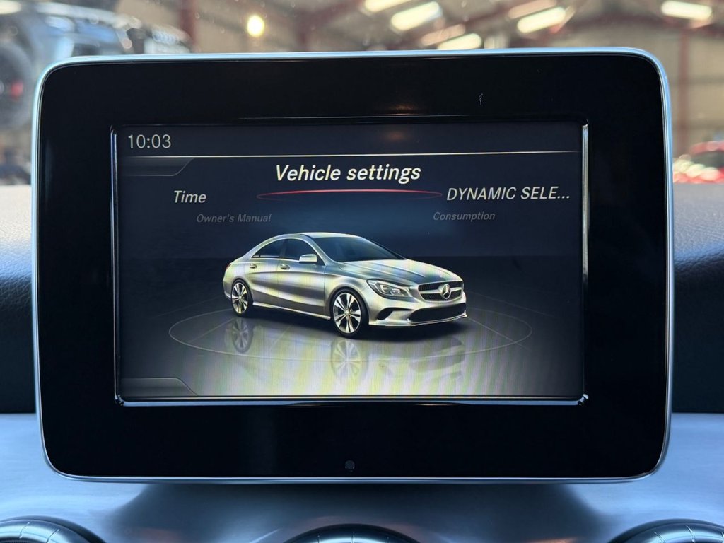 USED 2017 67 MERCEDES-BENZ CLA 1.6 CLA180 AMG Line Coupe 4dr Petrol 7G-DCT Euro 6 (s/s) (122 ps) |R.F Sensor|Camera|NaV|Cruise Control|Half Leath Seats|