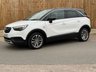 USED 2020 70 VAUXHALL CROSSLAND X 1.2 Turbo Griffin SUV 5dr Petrol Manual Euro 6 (s/s) (110 ps) 16'', SUMMIT WHITE, 1 OWNER