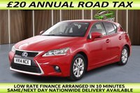 USED 2014 14 LEXUS CT 1.8 200h Advance Hatchback 5dr Petrol Hybrid CVT Euro 6 (s/s) (136 ps) +++SAME DAY/NEXT DAY DELIVERY AVAILABLE+++