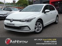 USED 2022 22 VOLKSWAGEN GOLF 1.0 TSI Life 5d 110 S/S SAT NAV, APP-CONNECT FOR WIRELESS APPLE CARPLAY / ANDROID AUTO, ACTIVE INFO DISPLAY VIRTUAL COCKPIT, WIRELESS PHONE CHARGER, DAB RADIO, BLUETOOTH, LANE ASSIST, FRONT ASSIST, ADAPTIVE CRUISE CONTROL & SPEED LIMITER, FRONT & REAR PARKING SENSORS WITH DISPLAY, LEATHER FLAT BOTTOM MULTIFUNCTION STEERING WHEEL, KEYLESS START, RAIN & LIGHT SENSORS, AUTO HOLD, 4x USB PORTS, CLIMATE CONTROL, ILLUMINATING VANITY MIRRORS, DIGITAL SPEEDO, MANAUL 6 SPEED, 1 OWNER FROM NEW, SERVICE HISTORY