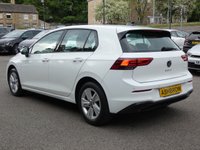 USED 2022 22 VOLKSWAGEN GOLF 1.0 TSI Life 5d 110 S/S SAT NAV, APP-CONNECT FOR WIRELESS APPLE CARPLAY / ANDROID AUTO, ACTIVE INFO DISPLAY VIRTUAL COCKPIT, WIRELESS PHONE CHARGER, DAB RADIO, BLUETOOTH, LANE ASSIST, FRONT ASSIST, ADAPTIVE CRUISE CONTROL & SPEED LIMITER, FRONT & REAR PARKING SENSORS WITH DISPLAY, LEATHER FLAT BOTTOM MULTIFUNCTION STEERING WHEEL, KEYLESS START, RAIN & LIGHT SENSORS, AUTO HOLD, 4x USB PORTS, CLIMATE CONTROL, ILLUMINATING VANITY MIRRORS, DIGITAL SPEEDO, MANAUL 6 SPEED, 1 OWNER FROM NEW, SERVICE HISTORY