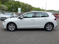 USED 2022 22 VOLKSWAGEN GOLF 1.0 TSI Life 5d 110 S/S SAT NAV, APP-CONNECT FOR WIRELESS APPLE CARPLAY / ANDROID AUTO, ACTIVE INFO DISPLAY VIRTUAL COCKPIT, WIRELESS PHONE CHARGER, DAB RADIO, BLUETOOTH, LANE ASSIST, FRONT ASSIST, ADAPTIVE CRUISE CONTROL & SPEED LIMITER, FRONT & REAR PARKING SENSORS WITH DISPLAY, LEATHER FLAT BOTTOM MULTIFUNCTION STEERING WHEEL, KEYLESS START, RAIN & LIGHT SENSORS, AUTO HOLD, 4x USB PORTS, CLIMATE CONTROL, ILLUMINATING VANITY MIRRORS, DIGITAL SPEEDO, MANAUL 6 SPEED, 1 OWNER FROM NEW, SERVICE HISTORY