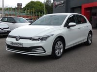 USED 2022 22 VOLKSWAGEN GOLF 1.0 TSI Life 5d 110 S/S SAT NAV, APP-CONNECT FOR WIRELESS APPLE CARPLAY / ANDROID AUTO, ACTIVE INFO DISPLAY VIRTUAL COCKPIT, WIRELESS PHONE CHARGER, DAB RADIO, BLUETOOTH, LANE ASSIST, FRONT ASSIST, ADAPTIVE CRUISE CONTROL & SPEED LIMITER, FRONT & REAR PARKING SENSORS WITH DISPLAY, LEATHER FLAT BOTTOM MULTIFUNCTION STEERING WHEEL, KEYLESS START, RAIN & LIGHT SENSORS, AUTO HOLD, 4x USB PORTS, CLIMATE CONTROL, ILLUMINATING VANITY MIRRORS, DIGITAL SPEEDO, MANAUL 6 SPEED, 1 OWNER FROM NEW, SERVICE HISTORY