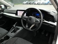 USED 2022 22 VOLKSWAGEN GOLF 1.0 TSI Life 5d 110 S/S SAT NAV, APP-CONNECT FOR WIRELESS APPLE CARPLAY / ANDROID AUTO, ACTIVE INFO DISPLAY VIRTUAL COCKPIT, WIRELESS PHONE CHARGER, DAB RADIO, BLUETOOTH, LANE ASSIST, FRONT ASSIST, ADAPTIVE CRUISE CONTROL & SPEED LIMITER, FRONT & REAR PARKING SENSORS WITH DISPLAY, LEATHER FLAT BOTTOM MULTIFUNCTION STEERING WHEEL, KEYLESS START, RAIN & LIGHT SENSORS, AUTO HOLD, 4x USB PORTS, CLIMATE CONTROL, ILLUMINATING VANITY MIRRORS, DIGITAL SPEEDO, MANAUL 6 SPEED, 1 OWNER FROM NEW, SERVICE HISTORY