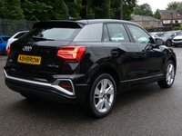 USED 2022 71 AUDI Q2 1.5 TFSI CoD 35 S line 5d S Tronic 150 S/S 1 OWNER, FULL AUDI HISTORY, SAT NAV, VIRTUAL COCKPIT (DIGITAL DASH), APPLE CARPLAY / ANDROID AUTO, REAR PARKING SENSORS, ELECTRIC TAILGATE, LED DAYTIME RUNNING LIGHTS, RAIN & LIGHT SENSORS, CRUISE CONTROL & SPEED LIMITER, ELECTRIC FOLDING MIRRORS, HALF LEATHER, SPORT SEATS WITH ELECTRIC LUMBAR SUPPORT, DAB RADIO, BLUETOOTH, VOICE CONTROL, S TRONIC AUTOMATIC, 18 INCH ALLOYS, AIR CONDITIONING, AUTO DIMMING REAR VIEW, ILLUMINATING VANITY MIRRORS, AUTO HOLD, DRIVE SELECT, FRONT ARM REST, AUX & USB