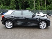 USED 2022 71 AUDI Q2 1.5 TFSI CoD 35 S line 5d S Tronic 150 S/S 1 OWNER, FULL AUDI HISTORY, SAT NAV, VIRTUAL COCKPIT (DIGITAL DASH), APPLE CARPLAY / ANDROID AUTO, REAR PARKING SENSORS, ELECTRIC TAILGATE, LED DAYTIME RUNNING LIGHTS, RAIN & LIGHT SENSORS, CRUISE CONTROL & SPEED LIMITER, ELECTRIC FOLDING MIRRORS, HALF LEATHER, SPORT SEATS WITH ELECTRIC LUMBAR SUPPORT, DAB RADIO, BLUETOOTH, VOICE CONTROL, S TRONIC AUTOMATIC, 18 INCH ALLOYS, AIR CONDITIONING, AUTO DIMMING REAR VIEW, ILLUMINATING VANITY MIRRORS, AUTO HOLD, DRIVE SELECT, FRONT ARM REST, AUX & USB