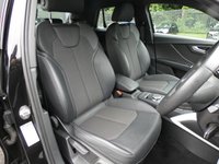 USED 2022 71 AUDI Q2 1.5 TFSI CoD 35 S line 5d S Tronic 150 S/S 1 OWNER, FULL AUDI HISTORY, SAT NAV, VIRTUAL COCKPIT (DIGITAL DASH), APPLE CARPLAY / ANDROID AUTO, REAR PARKING SENSORS, ELECTRIC TAILGATE, LED DAYTIME RUNNING LIGHTS, RAIN & LIGHT SENSORS, CRUISE CONTROL & SPEED LIMITER, ELECTRIC FOLDING MIRRORS, HALF LEATHER, SPORT SEATS WITH ELECTRIC LUMBAR SUPPORT, DAB RADIO, BLUETOOTH, VOICE CONTROL, S TRONIC AUTOMATIC, 18 INCH ALLOYS, AIR CONDITIONING, AUTO DIMMING REAR VIEW, ILLUMINATING VANITY MIRRORS, AUTO HOLD, DRIVE SELECT, FRONT ARM REST, AUX & USB