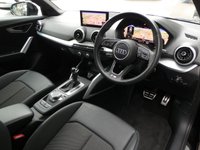 USED 2022 71 AUDI Q2 1.5 TFSI CoD 35 S line 5d S Tronic 150 S/S 1 OWNER, FULL AUDI HISTORY, SAT NAV, VIRTUAL COCKPIT (DIGITAL DASH), APPLE CARPLAY / ANDROID AUTO, REAR PARKING SENSORS, ELECTRIC TAILGATE, LED DAYTIME RUNNING LIGHTS, RAIN & LIGHT SENSORS, CRUISE CONTROL & SPEED LIMITER, ELECTRIC FOLDING MIRRORS, HALF LEATHER, SPORT SEATS WITH ELECTRIC LUMBAR SUPPORT, DAB RADIO, BLUETOOTH, VOICE CONTROL, S TRONIC AUTOMATIC, 18 INCH ALLOYS, AIR CONDITIONING, AUTO DIMMING REAR VIEW, ILLUMINATING VANITY MIRRORS, AUTO HOLD, DRIVE SELECT, FRONT ARM REST, AUX & USB