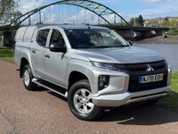 USED 2020 70 MITSUBISHI L200 2.2 DI-D DC 4Life Pickup Double Cab 4dr Diesel Manual 4WD Euro 6 (s/s) (150 ps) **4WD**6-SPEED MANUAL**LOW MILAGE**REAR CANOPY**