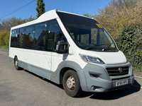USED 2015 65 FIAT DUCATO 3.0 JTD 40 MultiJet Power AUTOMATIC MAXI L4 H1 LOW CHASSIS COACH BUILT 16 SEATER DISABLED PASSENGER MINI BUS AUTO+RAMP+EURO 6+CHOICE 2+