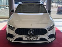 USED 2021 17 MERCEDES-BENZ A-CLASS 2.0 A35 AMG (Premium Plus) Hatchback 5dr Petrol 7G-DCT 4MATIC Euro 6 (s/s) (306 ps) AMG AERODYNAMIC KIT, HEATED MEMORY SEATS, DUAL WIDE SCREEN DIGITAL COCKPIT, AMBIENT LIGHTING (64COLOURS), BURMESTER SURROUND SOUND, PANORAMIC ROOF, DUAL CLIMATE CONTROL, 19 INCH AMG MULTI SPOKE MATT BLACK ALLOY WHEELS, WIRELESS CHARGING, HEY MERCEDES VOICE ACTIVATION.