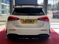 USED 2021 17 MERCEDES-BENZ A-CLASS 2.0 A35 AMG (Premium Plus) Hatchback 5dr Petrol 7G-DCT 4MATIC Euro 6 (s/s) (306 ps) AMG AERODYNAMIC KIT, HEATED MEMORY SEATS, DUAL WIDE SCREEN DIGITAL COCKPIT, AMBIENT LIGHTING (64COLOURS), BURMESTER SURROUND SOUND, PANORAMIC ROOF, DUAL CLIMATE CONTROL, 19 INCH AMG MULTI SPOKE MATT BLACK ALLOY WHEELS, WIRELESS CHARGING, HEY MERCEDES VOICE ACTIVATION.