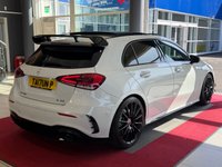 USED 2021 17 MERCEDES-BENZ A-CLASS 2.0 A35 AMG (Premium Plus) Hatchback 5dr Petrol 7G-DCT 4MATIC Euro 6 (s/s) (306 ps) AMG AERODYNAMIC KIT, HEATED MEMORY SEATS, DUAL WIDE SCREEN DIGITAL COCKPIT, AMBIENT LIGHTING (64COLOURS), BURMESTER SURROUND SOUND, PANORAMIC ROOF, DUAL CLIMATE CONTROL, 19 INCH AMG MULTI SPOKE MATT BLACK ALLOY WHEELS, WIRELESS CHARGING, HEY MERCEDES VOICE ACTIVATION.