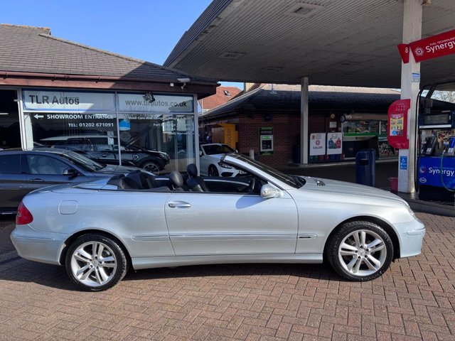 2006 mercedes -benz clk 2006 clk200 kompressor avantgarde cabriolet 2dr petrol automatic (214 g/km, 163 bhp) 2006 74,000 miles 1.8 ltr silver petrol... photo