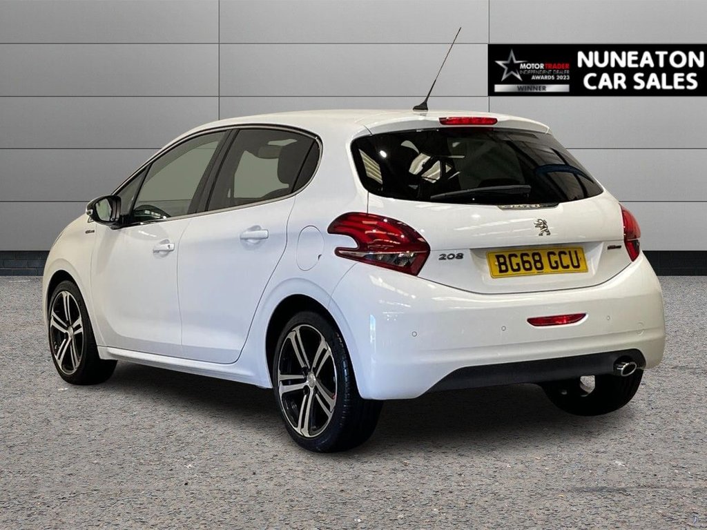 USED 2018 68 PEUGEOT 208 1.2 PureTech GPF GT Line Hatchback 5dr Petrol EAT Euro 6 (s/s) (110 ps) FULL DEALER HISTORY