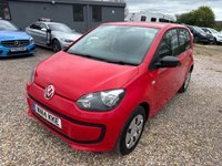 USED 2014 14 VOLKSWAGEN UP! 1.0 Take up! Hatchback 5dr Petrol Manual Euro 5 (60 ps) &pound;20 ROAD TAX, 5 DOOR
