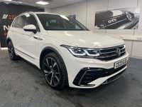 USED 2023 23 VOLKSWAGEN TIGUAN 1.5 TSI R-Line SUV 5dr Petrol DSG Euro 6 (s/s) (150 ps) + 1 OWNER + FULL  DEALER HISTORY + 6 MONTHS WARRANTY + FULL MONTHS MOT + HEATED SEATS + HEATED STEERING WHEEL + SATNAV + APP CONNECT +