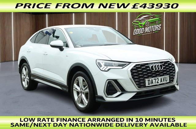 View our Audi Q3 1.4 TFSIe 45 S line Sportback 5dr Petrol Plug-in Hybrid S Tronic Euro 6 (s/s) 13kWh (245 ps)