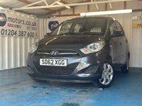 USED 2012 62 HYUNDAI I10 1.2 Classic Hatchback 5dr Petrol Manual Euro 5 (85 bhp)+2 KEYS+HISTORY+�&pound;20 TAX+USB+12 MONTH MOT ON SALE+POWER STEERING+HPI CLEAR+VOSA MOT HISTORY PRINTOUT 2 KEYS+HISTORY+&pound;20 TAX+USB+12 MONTH MOT ON SALE+POWER STEERING+HPI CLEAR