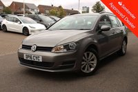 USED 2016 16 VOLKSWAGEN GOLF 2.0 TDI BlueMotion Tech SE Estate 5dr Diesel Manual Euro 6 (s/s) (150 ps) - EURO 6 - ULEZ, FSH/CAMBELT KIT, &pound;20 TAX, CRUISE, 16" ALLOYS, DAB & BLUETOOTH