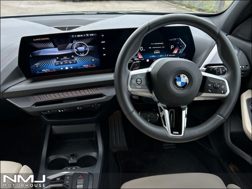 USED 2024 74 BMW 1 SERIES 1.5 120i MHT M Sport Hatchback 5dr Petrol Hybrid DCT Euro 6 (s/s) (170 ps) 9.9%APR OYSTER VEGANZA SEATS