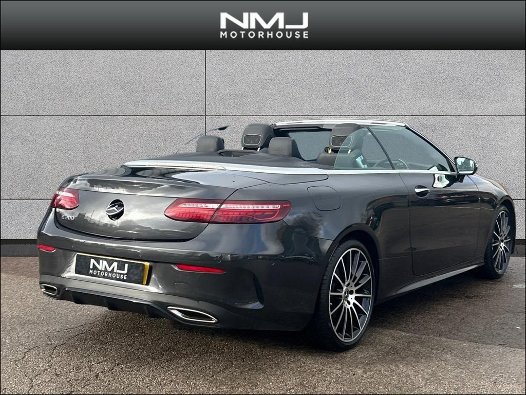USED 2021 21 MERCEDES-BENZ E CLASS 2.0 E300h MHEV AMG Line Night Edition (Premium Plus) Cabriolet G-Tronic+ Euro 6 (s/s) 2dr 9.9%APR 360 CAMERA PRM PLUS