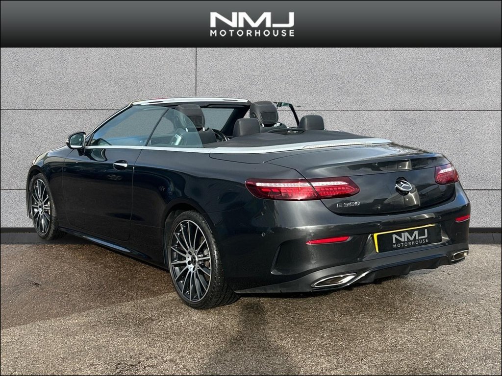 USED 2021 21 MERCEDES-BENZ E CLASS 2.0 E300h MHEV AMG Line Night Edition (Premium Plus) Cabriolet G-Tronic+ Euro 6 (s/s) 2dr 9.9%APR 360 CAMERA PRM PLUS