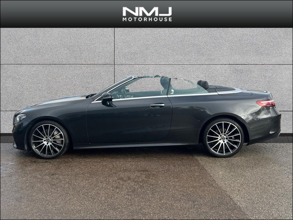 USED 2021 21 MERCEDES-BENZ E CLASS 2.0 E300h MHEV AMG Line Night Edition (Premium Plus) Cabriolet G-Tronic+ Euro 6 (s/s) 2dr 9.9%APR 360 CAMERA PRM PLUS