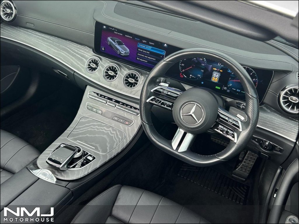 USED 2021 21 MERCEDES-BENZ E CLASS 2.0 E300h MHEV AMG Line Night Edition (Premium Plus) Cabriolet G-Tronic+ Euro 6 (s/s) 2dr 9.9%APR 360 CAMERA PRM PLUS