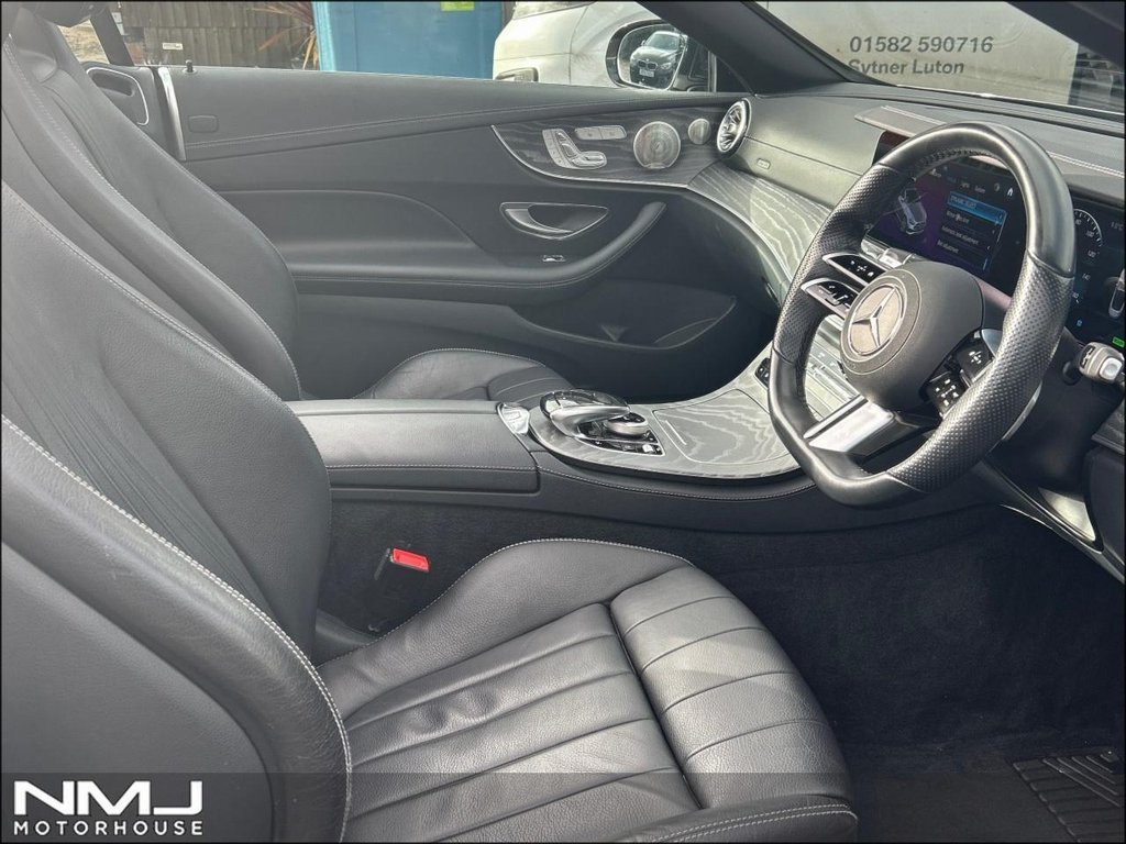 USED 2021 21 MERCEDES-BENZ E CLASS 2.0 E300h MHEV AMG Line Night Edition (Premium Plus) Cabriolet G-Tronic+ Euro 6 (s/s) 2dr 9.9%APR 360 CAMERA PRM PLUS
