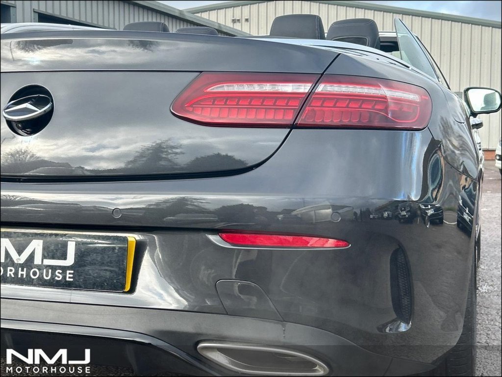 USED 2021 21 MERCEDES-BENZ E CLASS 2.0 E300h MHEV AMG Line Night Edition (Premium Plus) Cabriolet G-Tronic+ Euro 6 (s/s) 2dr 9.9%APR 360 CAMERA PRM PLUS