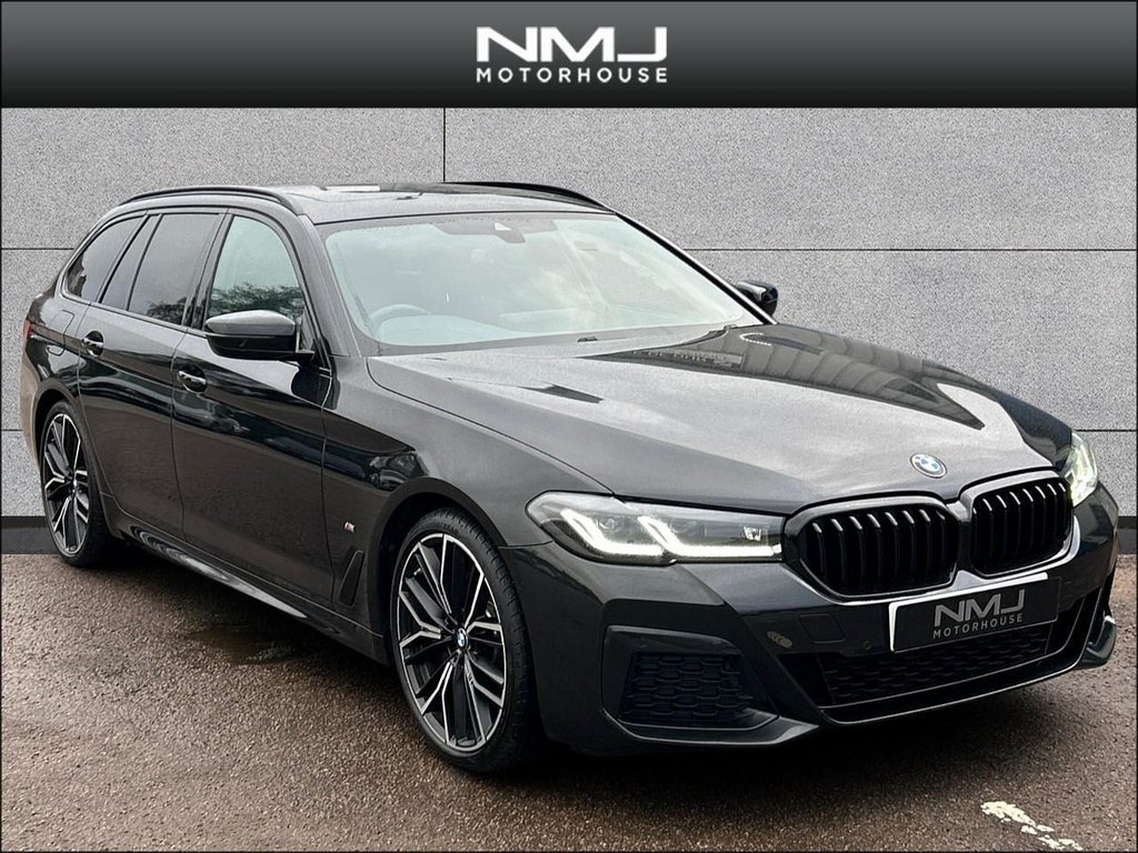 USED 2023 23 BMW 5 SERIES 2.0 520d MHT M Sport Touring Steptronic Euro 6 (s/s) 5dr 9.9%APR PAN ROOF M SPORT PCKGE