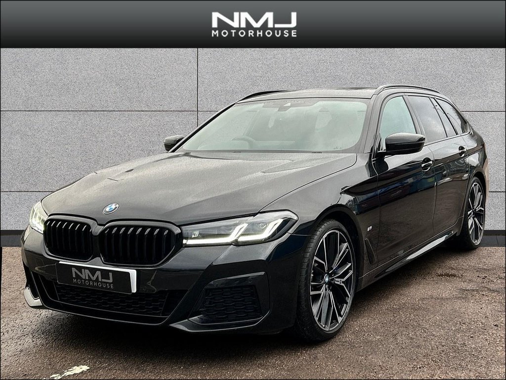 USED 2023 23 BMW 5 SERIES 2.0 520d MHT M Sport Touring Steptronic Euro 6 (s/s) 5dr 9.9%APR PAN ROOF M SPORT PCKGE