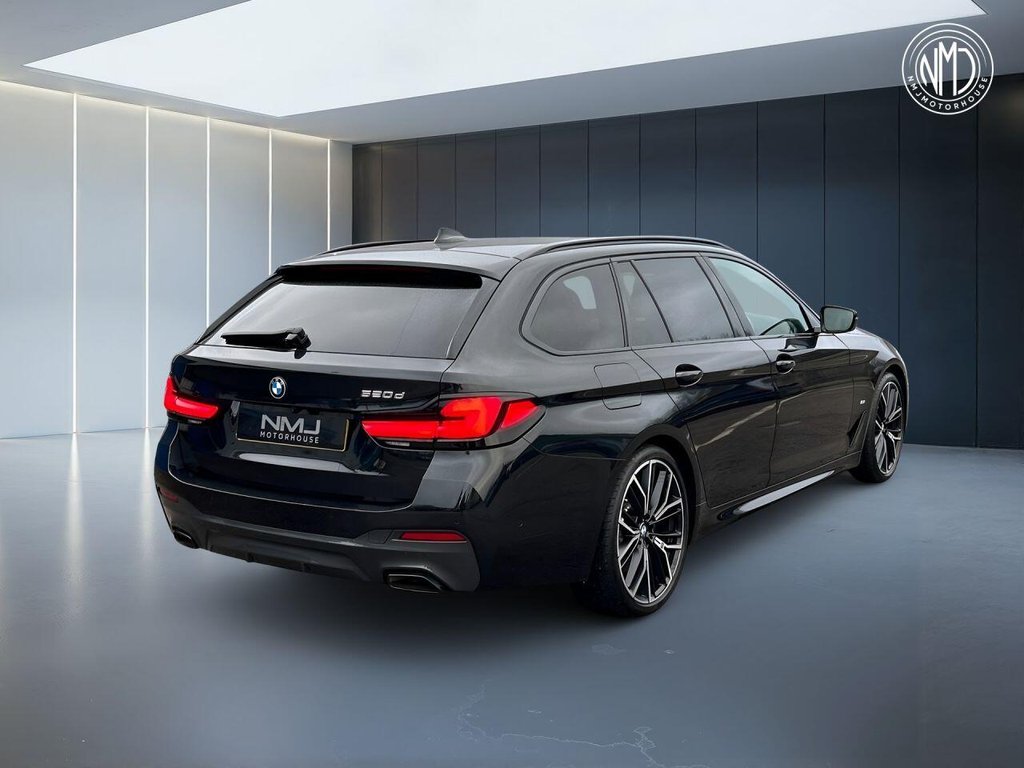USED 2023 23 BMW 5 SERIES 2.0 520d MHT M Sport Touring 5dr Diesel Hybrid Steptronic Euro 6 (s/s) (190 ps) Estate 9.9%APR PAN ROOF M SPORT PCKGE