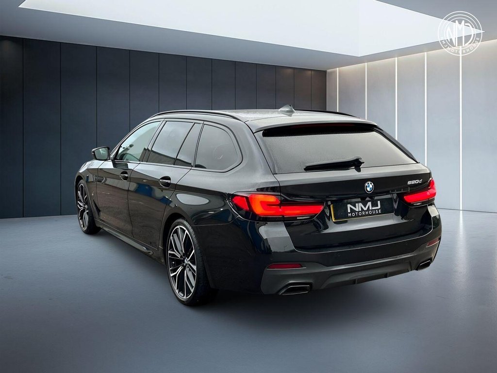 USED 2023 23 BMW 5 SERIES 2.0 520d MHT M Sport Touring 5dr Diesel Hybrid Steptronic Euro 6 (s/s) (190 ps) Estate 9.9%APR PAN ROOF M SPORT PCKGE