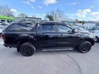 USED 2018 18 FORD RANGER Black 3.2 TDCi Wildtrak pickup, 98,000 miles, Automatic 4WD, 18in Alloys, Sat nav, Rear camera, Touchscreen, A/C. Plus VAT @ 20%! This 2018 Ford Ranger TDCi Wildtrak is ready for its next adventure, benefiting from a 12 month MOT provided on purchase and a 3 month warranty for your peace of mind. and a very goood service History @ 1K, 23K, 34K, 46K, 58K, 73K, and 95K  Under the bonnet, you'll find a robust 3.2L diesel engine paired with a capable four wheel drive system, making it well suited for a variety of tasks and terrains.  Inside, the Wildtrak trim offers comfort and convenience with Dual Zone Electronic Automatic T