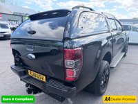 USED 2018 18 FORD RANGER Black 3.2 TDCi Wildtrak pickup, 98,000 miles, Automatic 4WD, 18in Alloys, Sat nav, Rear camera, Touchscreen, A/C. Plus VAT @ 20%! This 2018 Ford Ranger TDCi Wildtrak is ready for its next adventure, benefiting from a 12 month MOT provided on purchase and a 3 month warranty for your peace of mind. and a very goood service History @ 1K, 23K, 34K, 46K, 58K, 73K, and 95K  Under the bonnet, you'll find a robust 3.2L diesel engine paired with a capable four wheel drive system, making it well suited for a variety of tasks and terrains.  Inside, the Wildtrak trim offers comfort and convenience with Dual Zone Electronic Automatic T