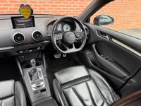 USED 2017 17 AUDI S3 2.0 TFSI Black Edition Sportback S Tronic quattro Euro 6 (s/s) 5dr FREE 18MONTH WARRANTY!!!