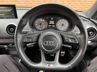 USED 2017 17 AUDI S3 2.0 TFSI Black Edition Sportback S Tronic quattro Euro 6 (s/s) 5dr FREE 18MONTH WARRANTY!!!