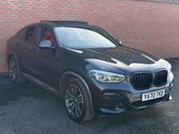 USED 2021 70 BMW X4 2.0 20d MHT M Sport X Auto xDrive Euro 6 (s/s) 5dr PANROOF HUD RED LEATHER R-CAM