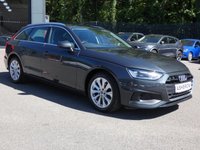 USED 2023 23 AUDI A4 AVANT 2.0 TFSI 35 Technik 5d S Tronic 150 S/S 1 OWNER, FULL SERVICE HISTORY, VIRTUAL COCKPIT (DIGITAL DASHBOARD), REAR VIEW CAMERA, SAT NAV, HEATED FRONT SEATS, FRONT & REAR PARKING SENSORS WITH DISPLAY, AUDI SMART PHONE FOR APPLE CARPLAY / ANDROID AUTO, CRUISE CONTROL & SPEED LIMITER, ELECTRIC TAILGATE, ELECTRIC FOLDING HEATED DOOR MIRRORS, KEYLESS START, S TRONIC AUTOMATIC, ELECTRIC LUMBAR SUPPORT, LEATHER TIPTRONIC MULTIFUNCTION STEERING WHEEL, RAIN & LIGHT SENSORS, DAB RADIO, BLUETOOTH, AUTO HILL HOLD, 3 ZONE CLIMATE CONTROL