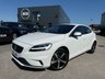USED 2019 19 VOLVO V40 2.0 T2 R-Design Edition Hatchback 5dr Petrol Manual Euro 6-2 OWNER CAR FINISHED IN ICE WHITE WITH BLACK LEATHER UPHOLSTERY-ELECTRIC MEMORY SEAT-ELECTRIC FOLDING MIRRORS-BLUETOOTH-CRUISE CONTROL-SATNAV-REVERSE CAMERA DAB RADIO-AIR CONDITIONING AND 7 VOLVO SERVICES  